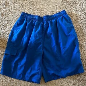Men’s royal blue swim trunks